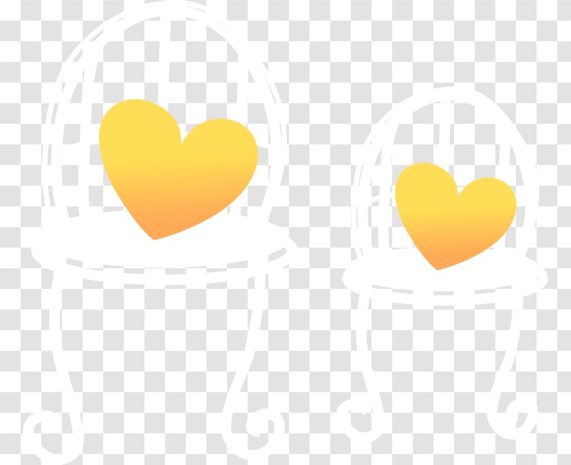 Chair Heart Download - White Transparent PNG