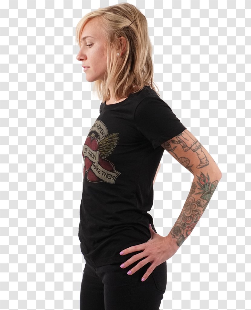 T-shirt Clementine Paddleford Arm Shoulder Sleeve - Muscle - Powerful Woman Transparent PNG