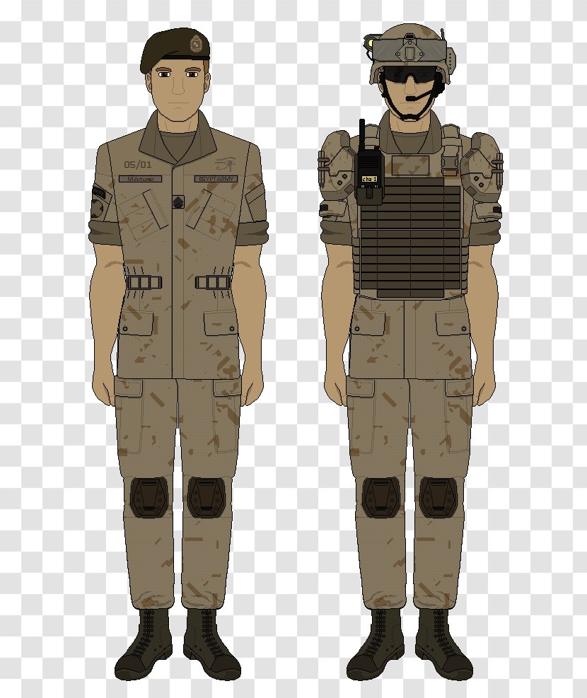 Military Uniform Soldier Infantry Indonesian Army Egyptian - Militia - Pattern Transparent PNG