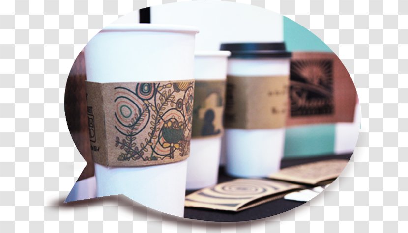 Coffee Cup Sleeve Cafe - Mug Transparent PNG