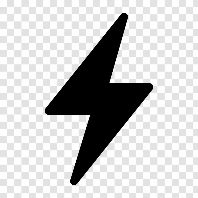 Electricity Symbol Electric Power Electrical Energy - Airplane Transparent PNG