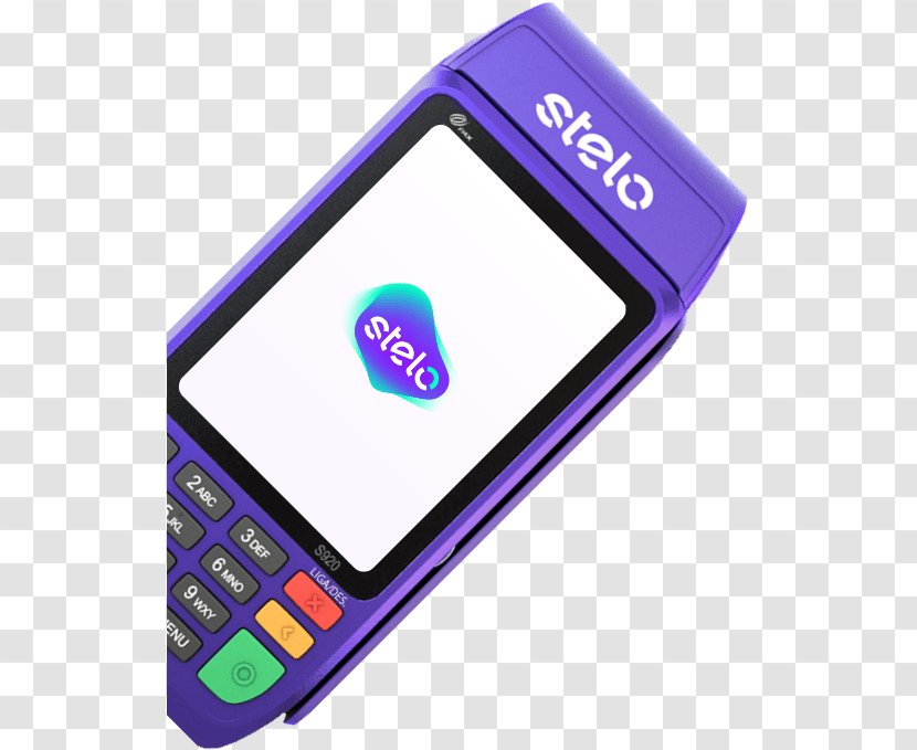 Feature Phone Payment Terminal Credit Card Bank Stelo Transparent PNG