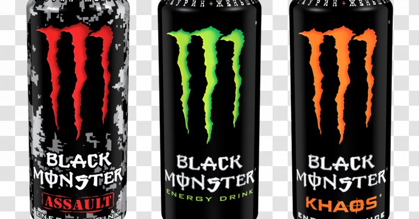 Monster Energy Drink Fizzy Drinks Red Bull Caffeinated Transparent PNG
