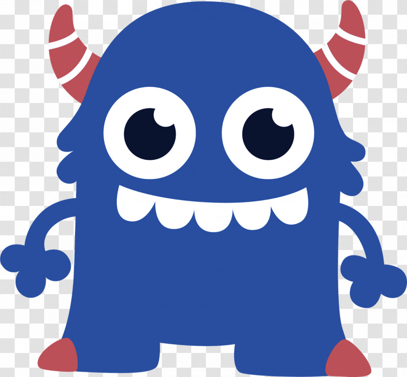 Blue Cartoon Line Sticker Octopus Transparent PNG