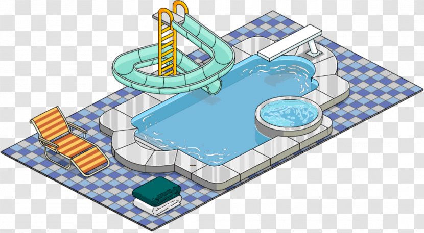 The Simpsons: Tapped Out Mayor Quimby Marge Simpson Homer Kent Brockman - Sport Venue - Pool Game Transparent PNG