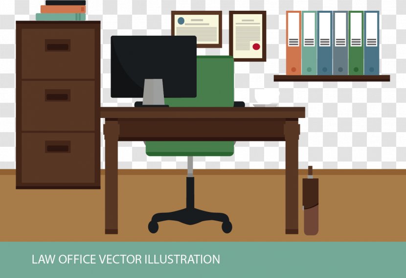 Office Business - Table - Vector Cupboard Transparent PNG