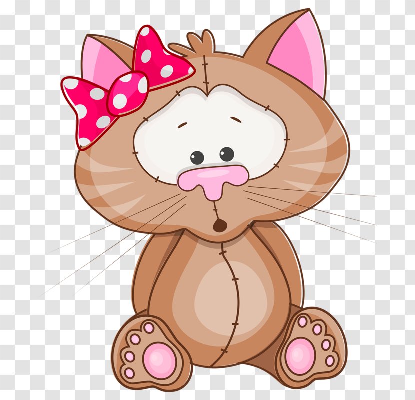 Cat Kitten Cuteness Illustration - Tree - Little With Bow Transparent PNG