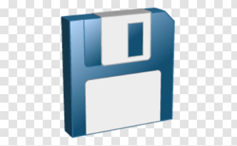 Download Floppy Disk - Blue Transparent PNG