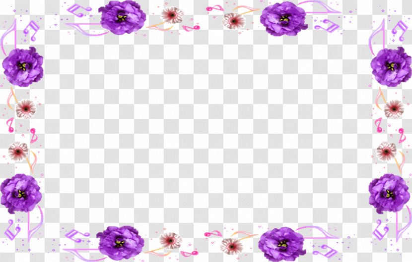 Floral Design Flower Picture Frames Pattern - Body Jewelry Transparent PNG