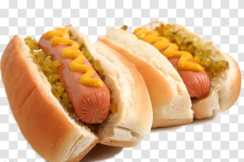 Hot Dog Sausage Hamburger Barbecue Mustard - Grilling - Two Buns Transparent PNG