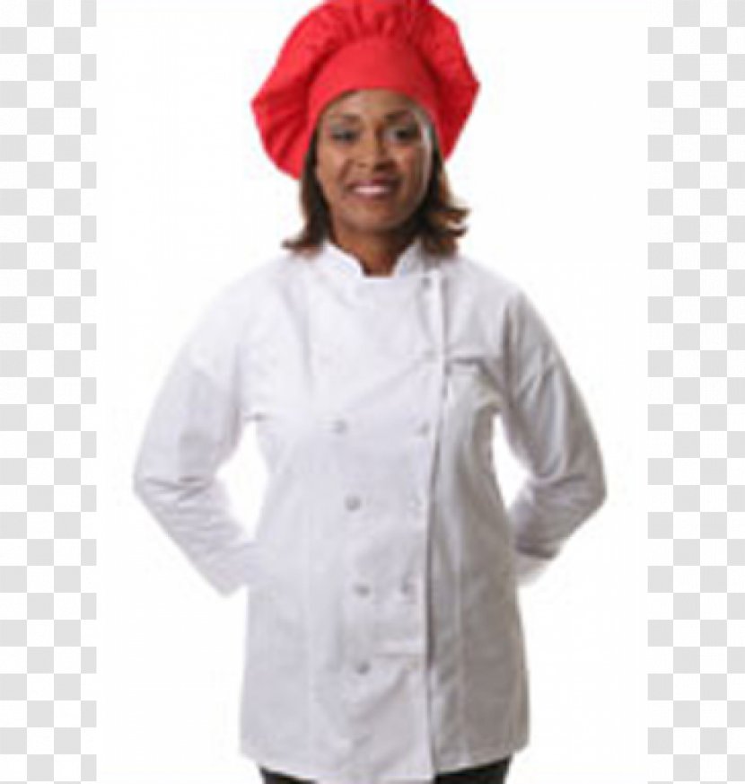 Jacket Chef's Uniform Hoodie Outerwear - Hood - Female Chef Transparent PNG