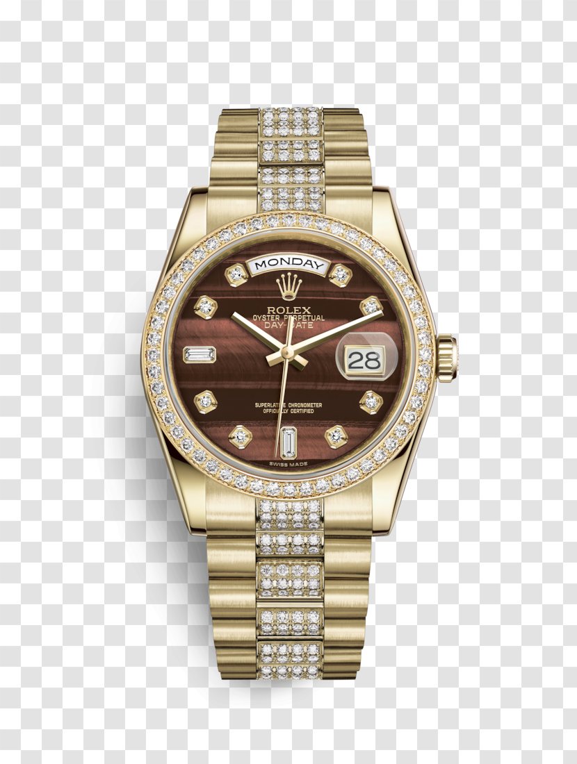Rolex Datejust Day-Date Audemars Piguet Watch - Platinum Transparent PNG
