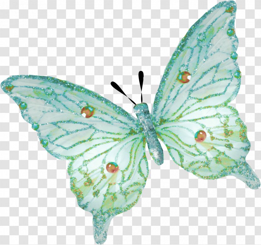 Butterfly Green Clip Art - Moths And Butterflies - Emerald Transparent PNG