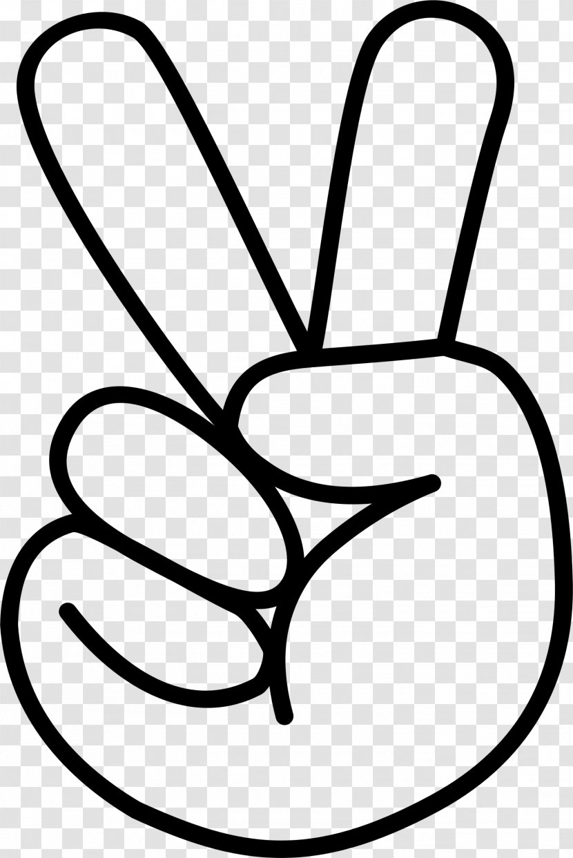 T-shirt Peace Symbols V Sign - Symbol Transparent PNG