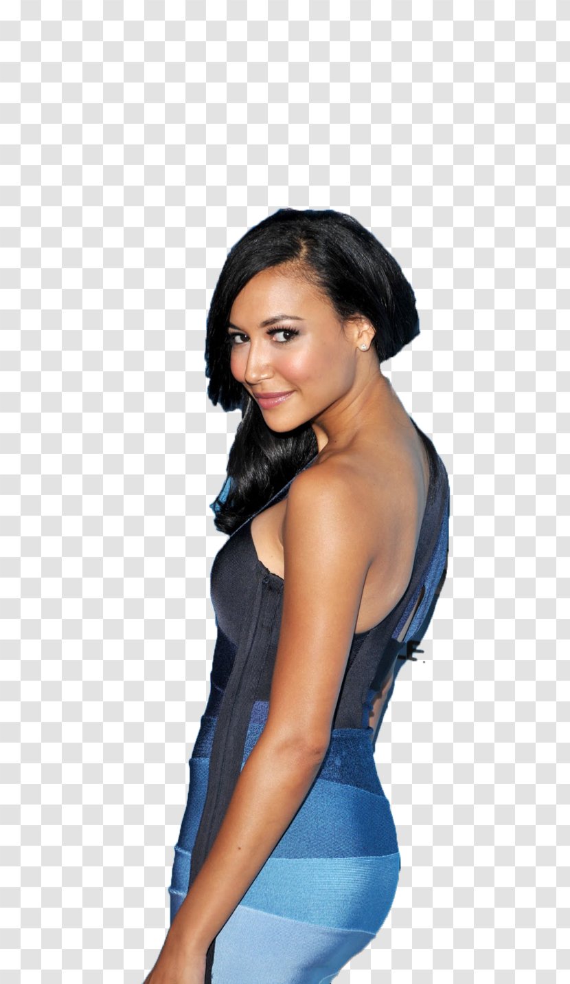 Naya Rivera Glee Santana Lopez Model Bandage Dress - Watercolor Transparent PNG