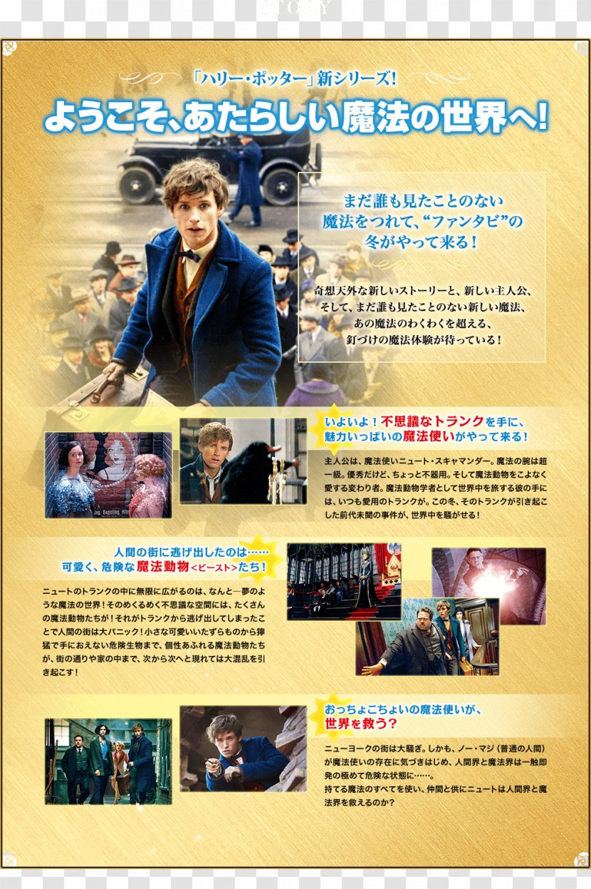 Fantastic Beasts And Where To Find Them Film Series Flyer Poster Amusement Arcade Game Transparent PNG