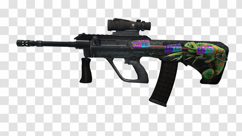 Counter-Strike: Global Offensive Counter-Strike 1.6 Steyr AUG Mod Weapon - Watercolor - Chameleon Transparent PNG