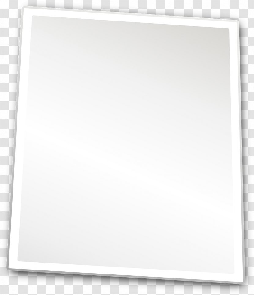 Rectangle Picture Frames - White - Angle Transparent PNG