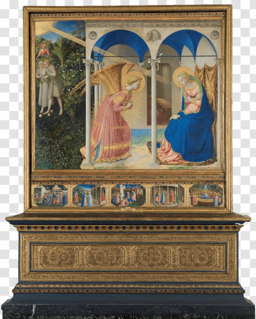 Museo Nacional Del Prado The Annunciation Italian Renaissance Niccoline Chapel - Antique - Painting Transparent PNG