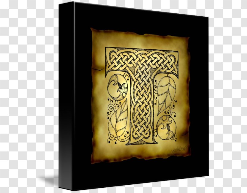 Celtic Knot Lettering Art Celts - Manuscript - Tâche Transparent PNG