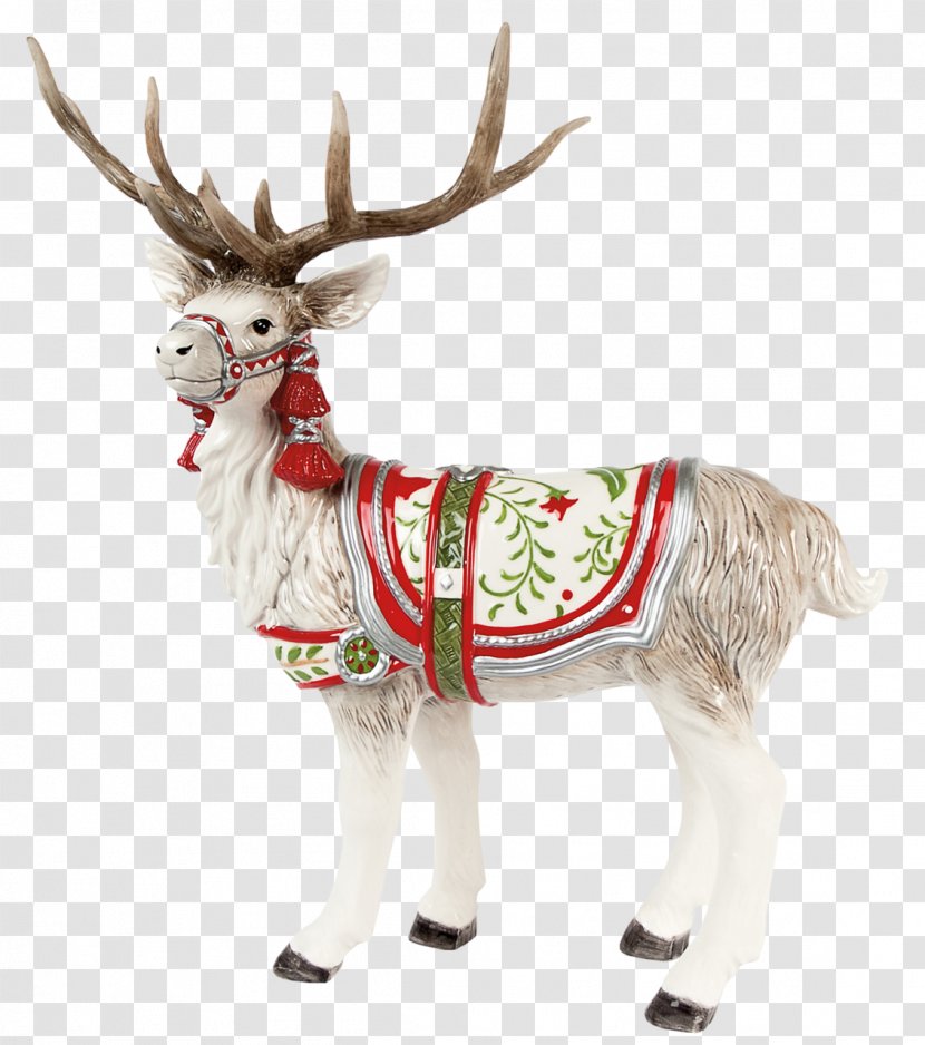 Santa Claus Reindeer Christmas Decoration - Deer Transparent PNG