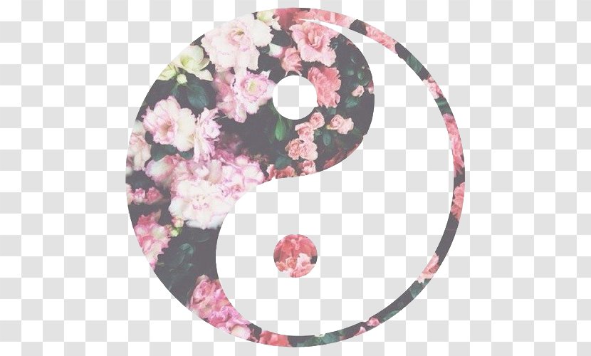 Yin And Yang Flower Symbol Desktop Wallpaper - Dota Transparent PNG