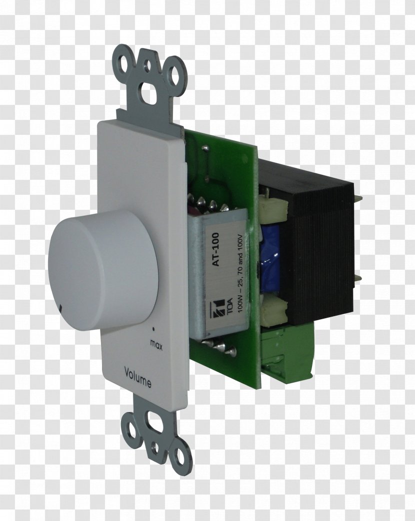 Attenuator Loudspeaker Electronics Wall Plate Public Address Systems - Technology - Stairs Signal Transparent PNG