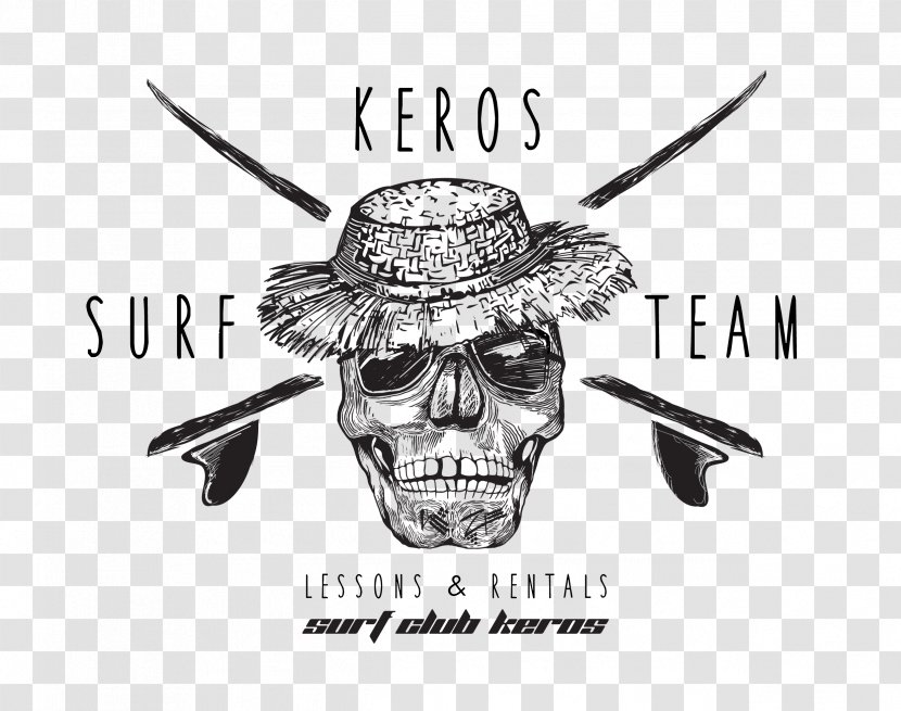 SoCal Surf Lessons Surfing Club Keros Logo - Watercolor Transparent PNG