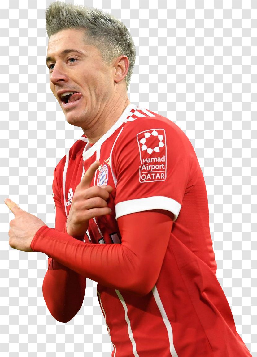 Robert Lewandowski FC Augsburg Bayern Munich 2017–18 Bundesliga Allianz Arena - Sportswear Transparent PNG