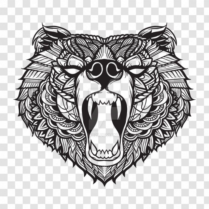Florida Black Bear Tattoo Grizzly YouTube - Watercolor - Cm Punk Transparent PNG