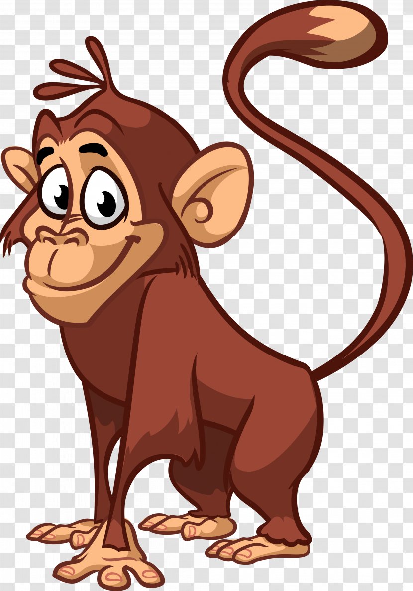 Ape Chimpanzee Baboons Monkey - Fictional Character - Animal Collection Transparent PNG