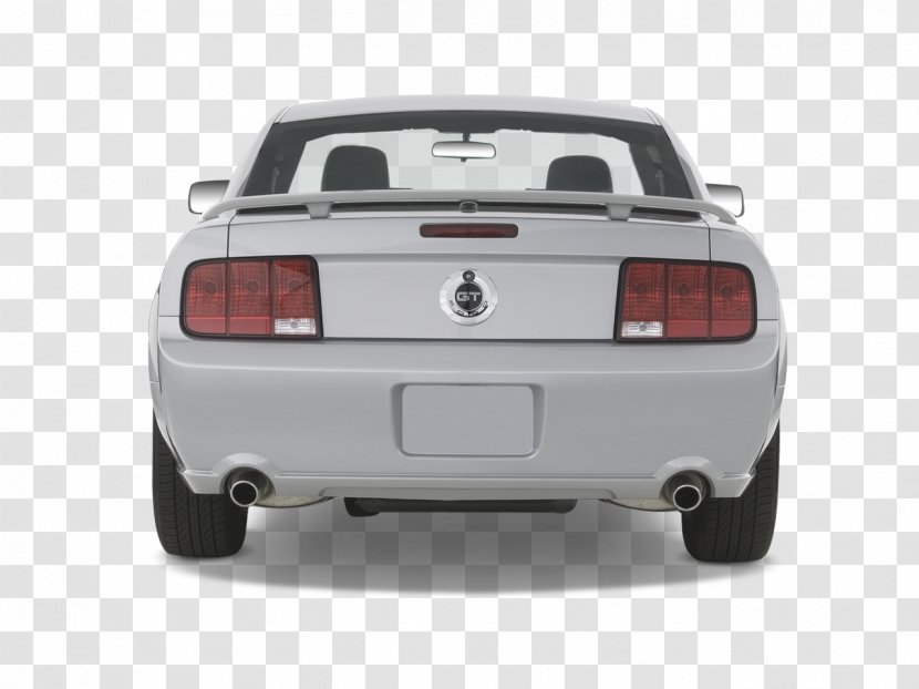 2009 Ford Mustang 2006 2008 Car - Motor Vehicle - Rear View Transparent PNG