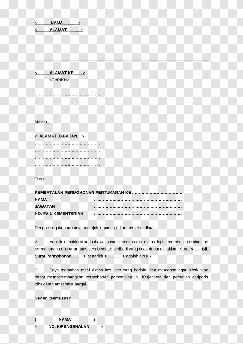 Business Letter Of Resignation Plan - Writing Transparent PNG