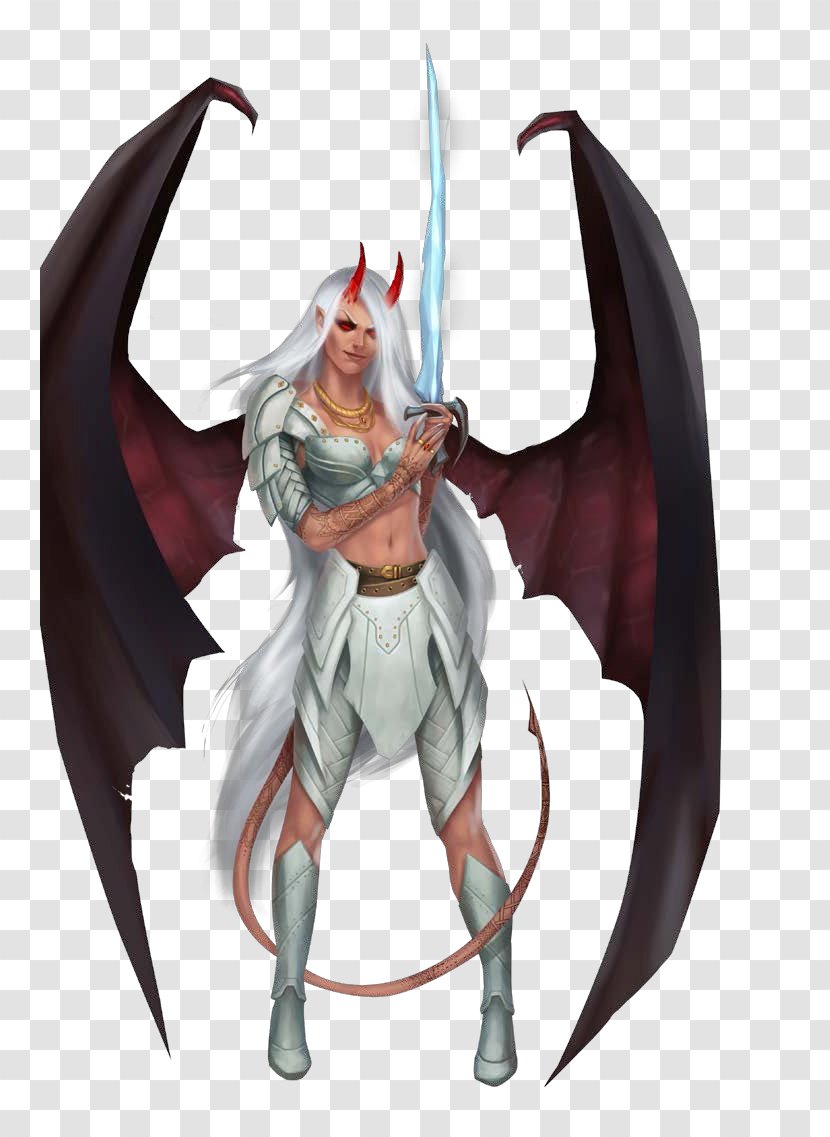 Dungeons & Dragons Pathfinder Roleplaying Game Demon Succubus Tiefling - Watercolor Transparent PNG