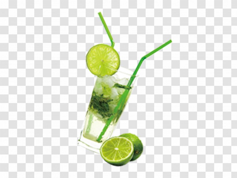 Mojito Juice Vodka Tonic Caipiroska Caipirinha - Limonana - Green Lemonade Cup Creative Transparent PNG