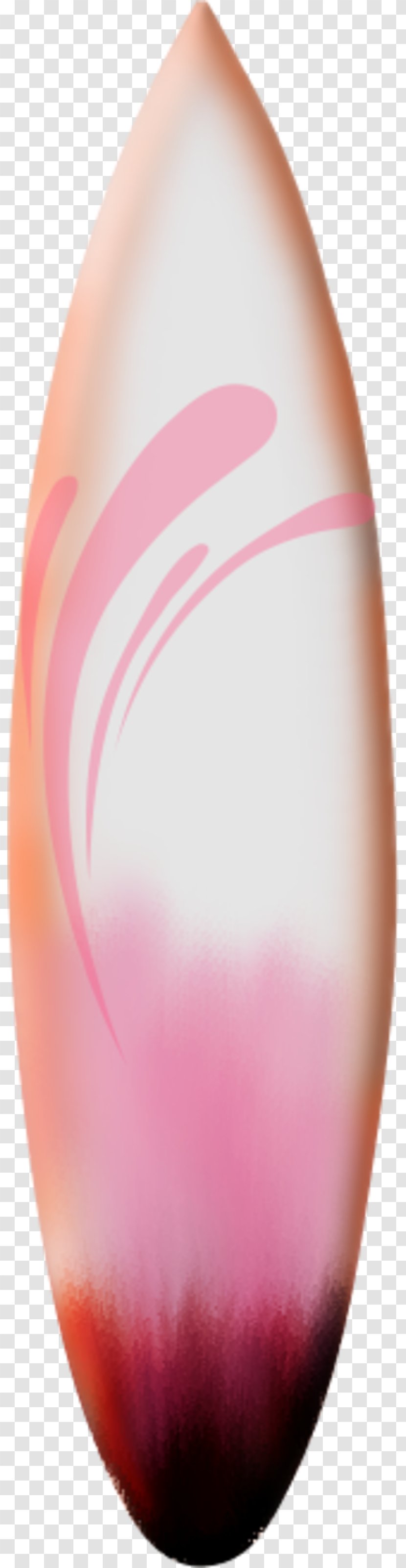 Surfboard Surfing Plank Egg - Peach Transparent PNG