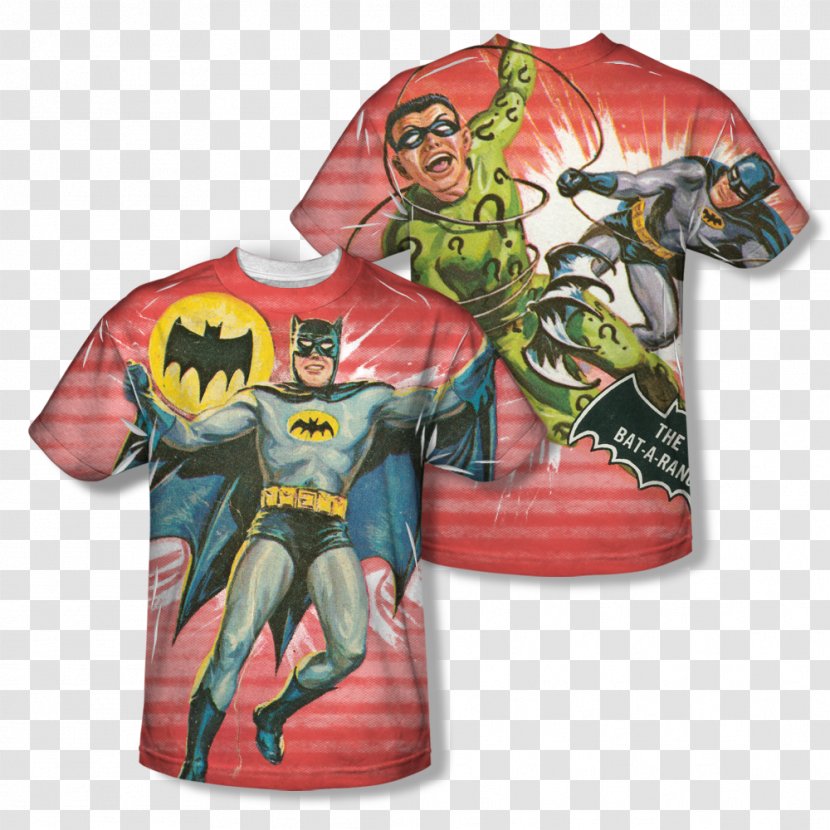 T-shirt Riddler Batman Joker Penguin - Sleeve Transparent PNG