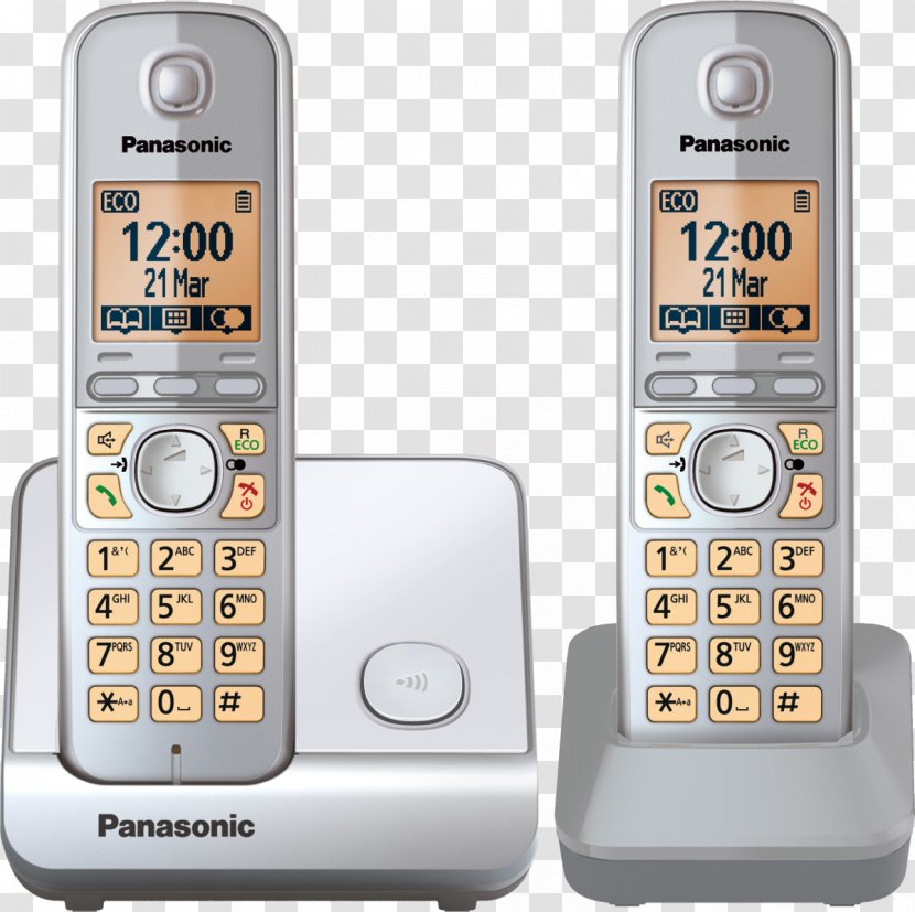 Feature Phone Mobile Phones Answering Machines Panasonic Digital Enhanced Cordless Telecommunications - Machine - Polyphon Transparent PNG