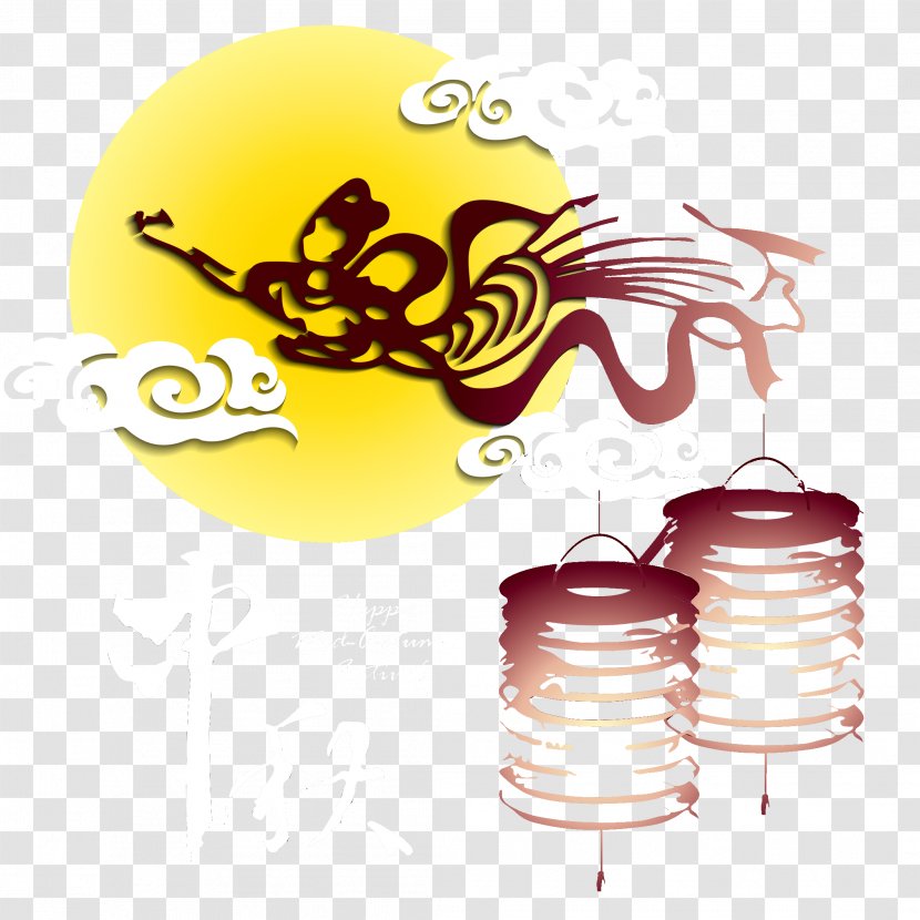 Mid-Autumn Festival Illustration - Chang E Transparent PNG