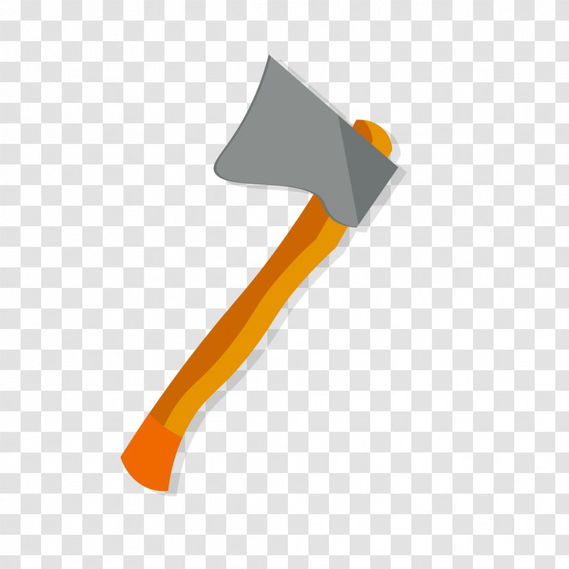 Yellow Axe - Splitting Maul - Painted Ax Transparent PNG