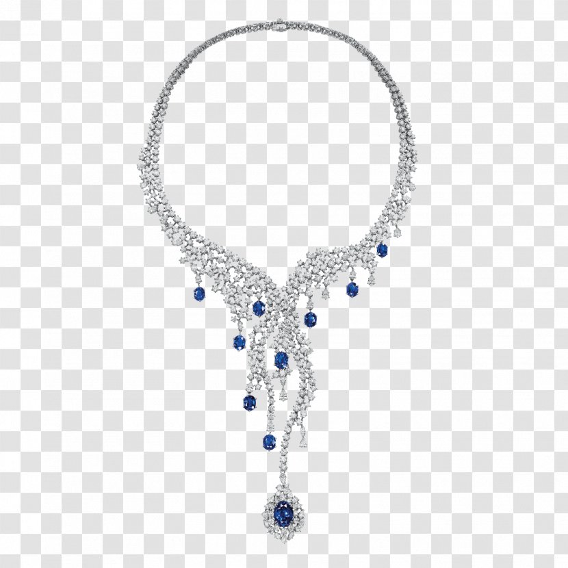 Earring Jewellery Necklace Diamond - Bracelet - Sapphire Transparent PNG