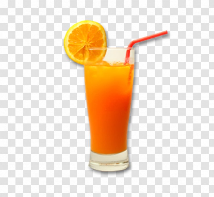 Orange Juice Milkshake Fizzy Drinks Cocktail - Silhouette Transparent PNG