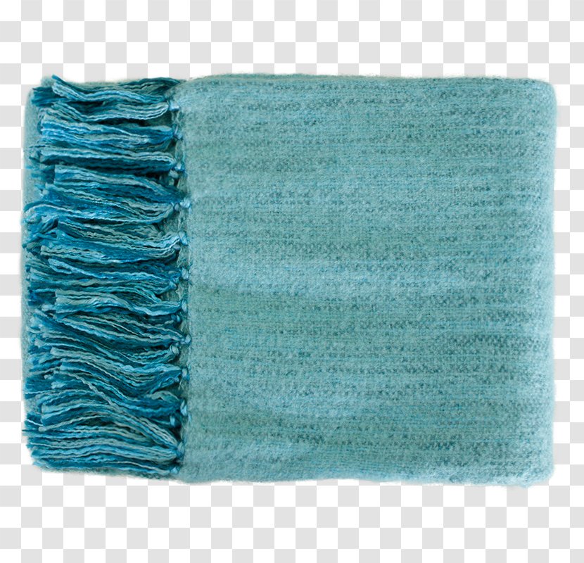 Turquoise Wool Rectangle - Azure - Symphony Lighting Transparent PNG