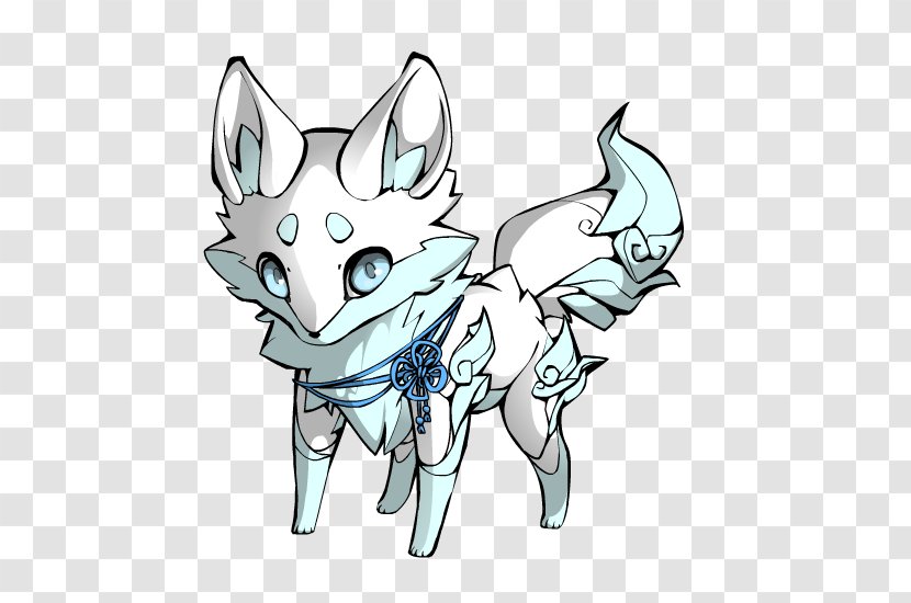 Whiskers Arctic Fox Canidae Kitsune - Watercolor Transparent PNG