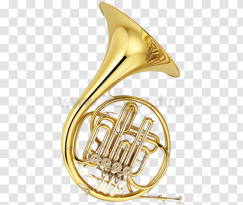 Saxhorn French Horns Cornet Mellophone Tuba - Flower - Musical Instruments Transparent PNG