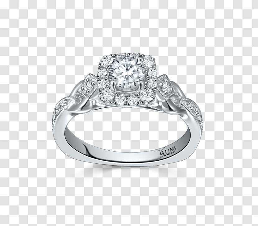 Wedding Ring Engagement Jewellery Diamond - Square Gold Transparent PNG
