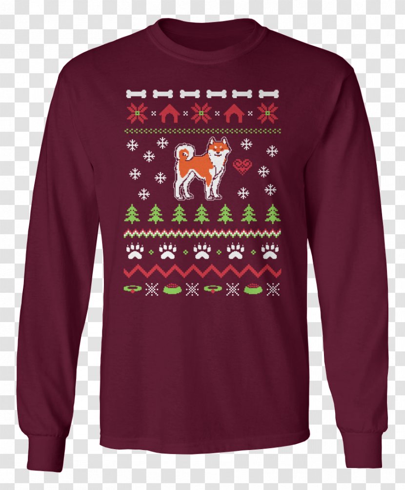 T-shirt Christmas Jumper Hoodie Sweater - Sweatshirt - Ugly Transparent PNG