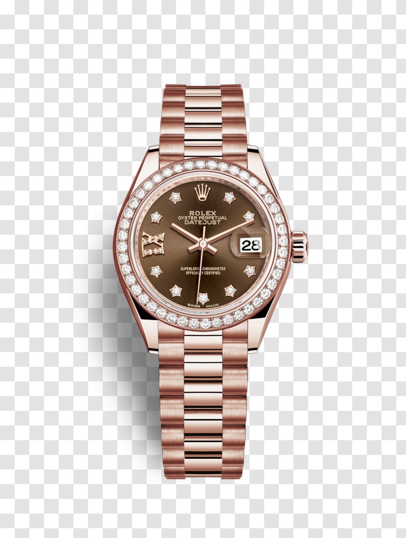 Rolex Datejust Watch Lady-Datejust Jewellery - Oyster - Dial Transparent PNG