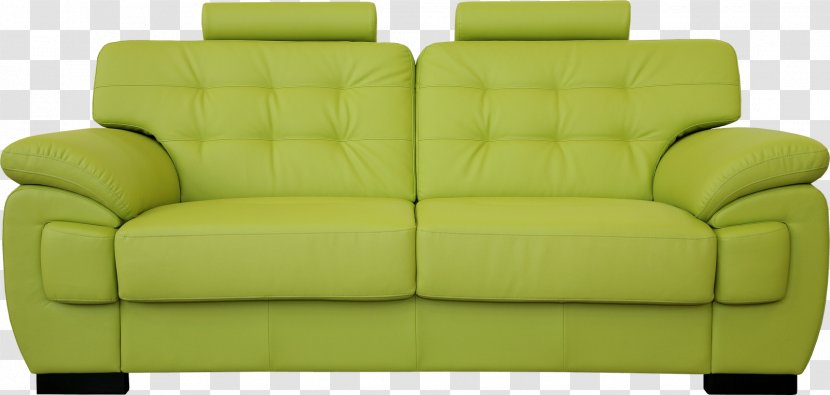 Couch Sofa Bed Living Room Furniture Chair - Green Transparent PNG