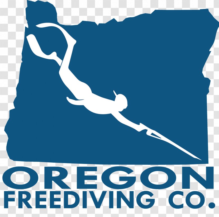 Oregon Freediving Free-diving Logo Underwater Diving Spearfishing - Silhouette - Travel Weekend Transparent PNG